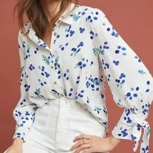 Anthropologie Maeve Blithe Blouse size 12